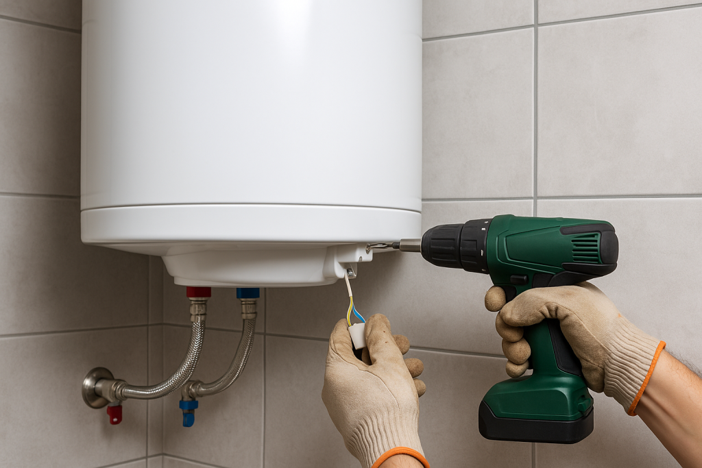 Installazione scaldabagno elettrico