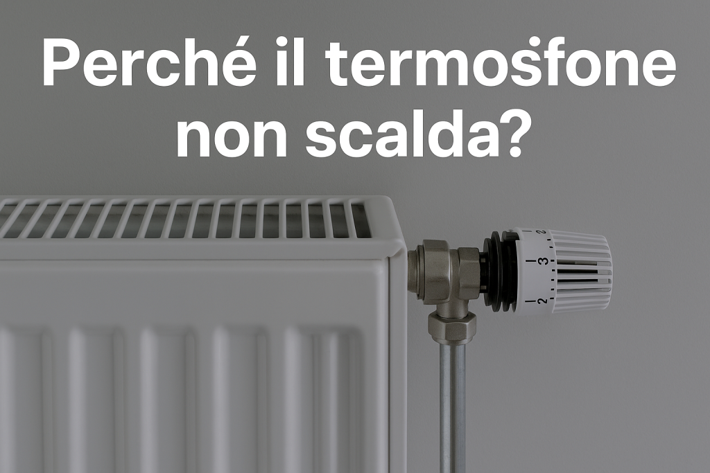 perché il termosifone non scalda