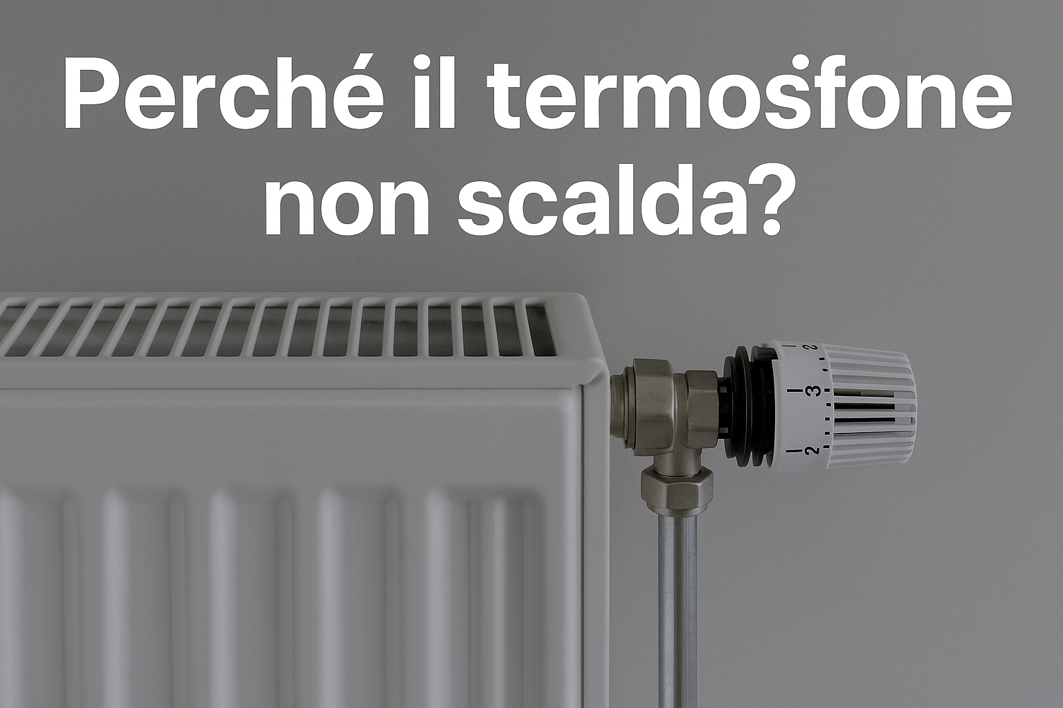 perché il termosifone non scalda