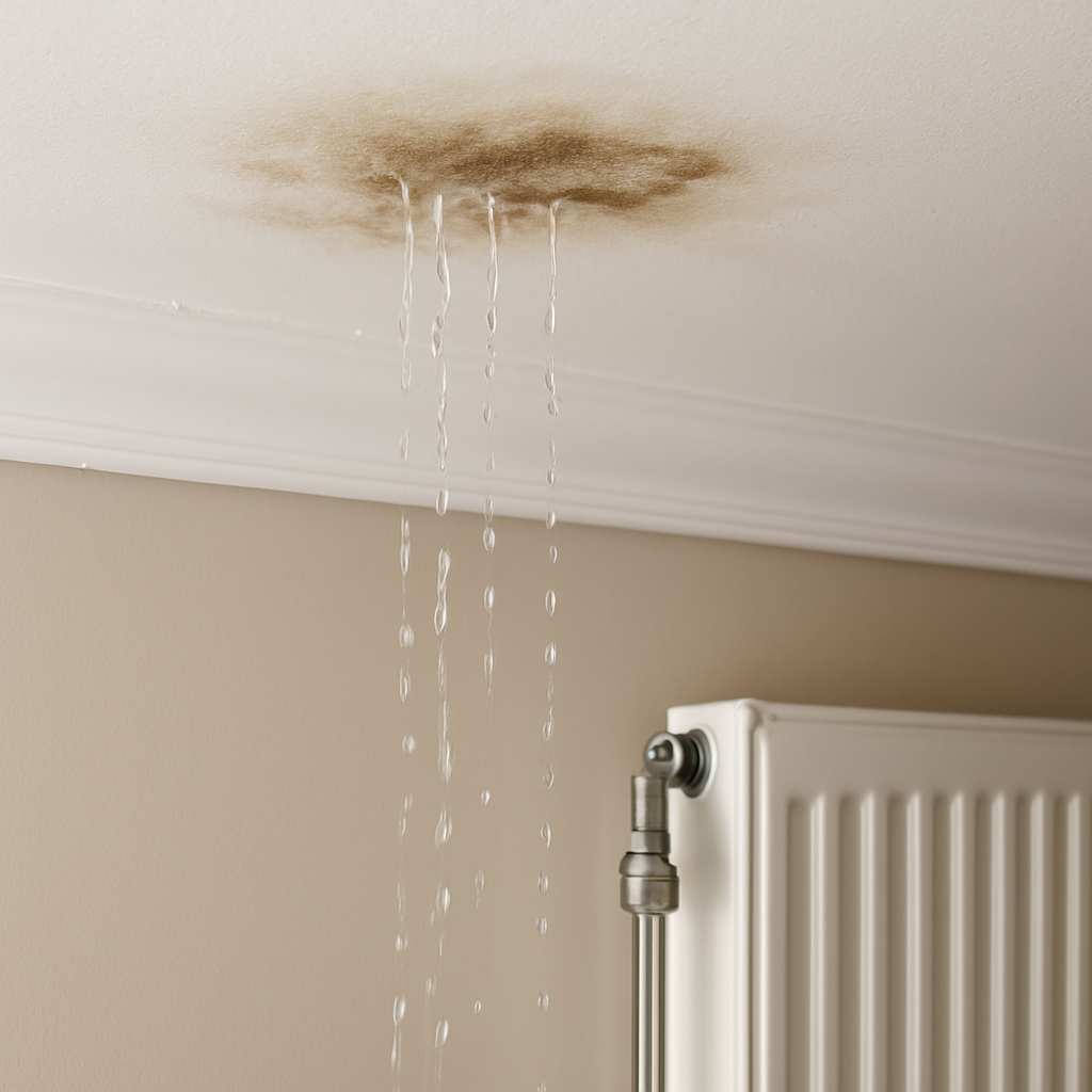 Perdita d’acqua dal soffitto