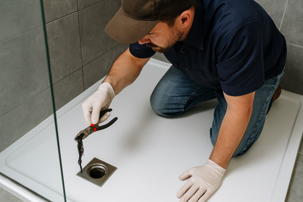 doccia non scarica acqua