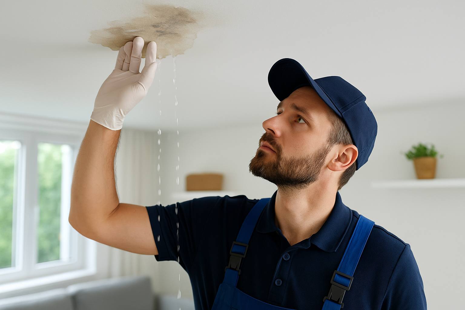 infiltrazioni acqua piovana soffitto